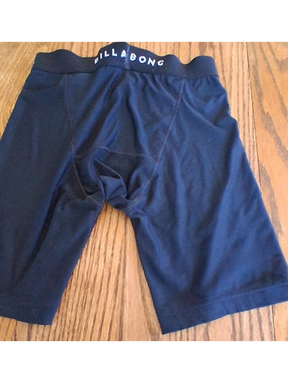 Billabong performance fit compression shorts, black,sz 12